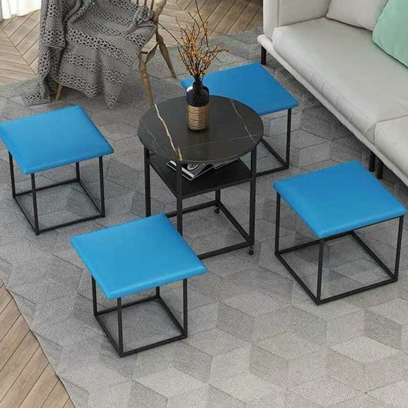 Bộ bàn ghế lập phương gấp gọn thông minh 5 trong 1 GC522