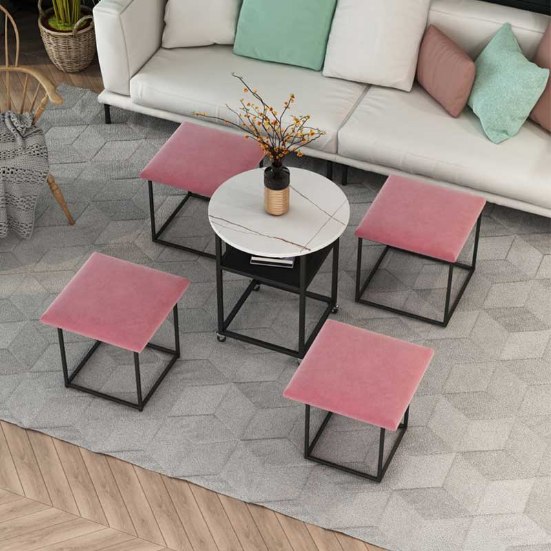 Bộ bàn ghế lập phương gấp gọn thông minh 5 trong 1 GC522