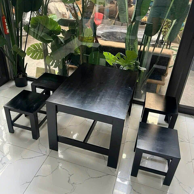  Bộ bàn ghế quán ăn, quán bún đậu, quán cafe - trà chanh BS724