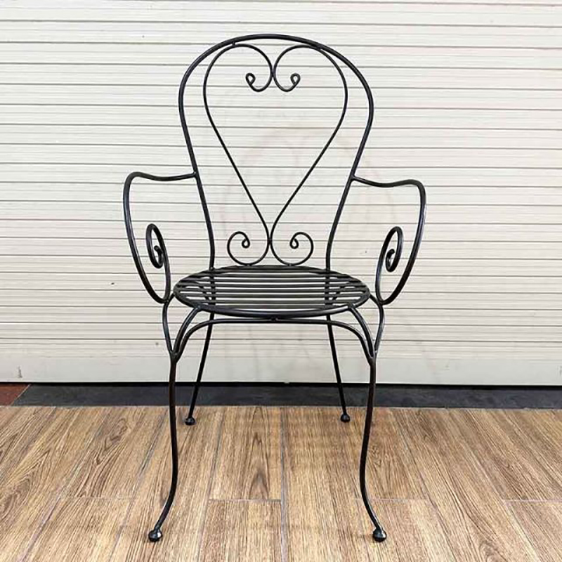 Ghế sắt Decor hoa văn nghệ thuật nhiều màu BS118