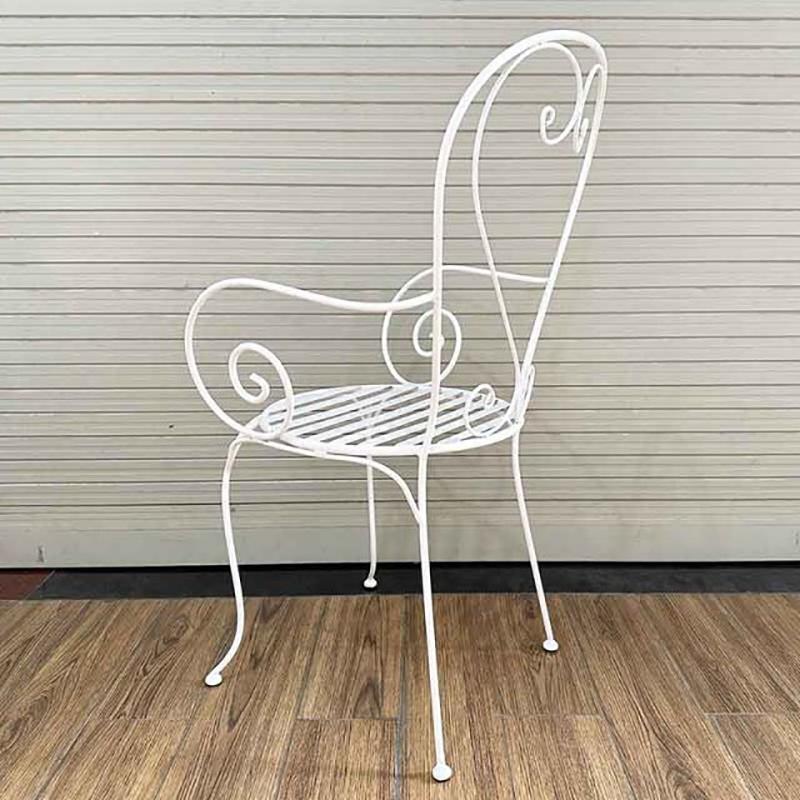 Ghế sắt Decor hoa văn nghệ thuật nhiều màu BS118