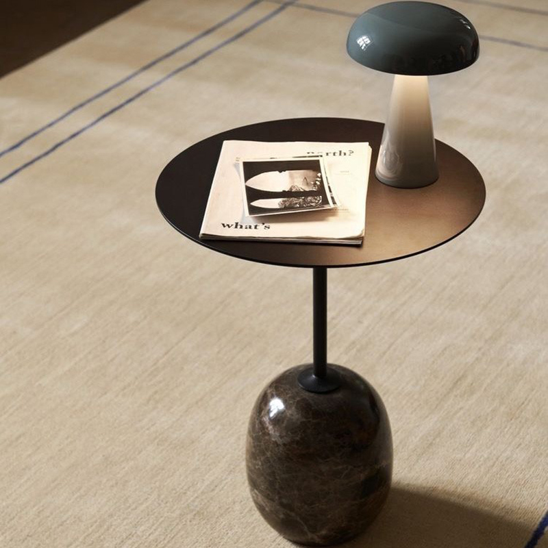 Bàn Side Tabble đá tự nhiên nguyên khối màu sắc đẹp BC200