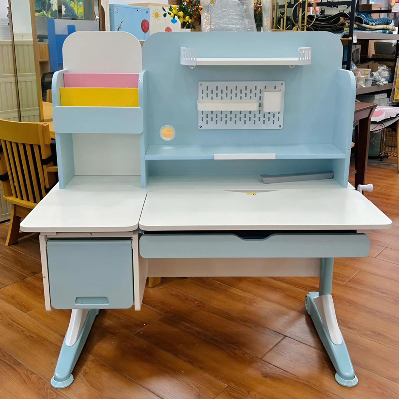 Bàn học cho bé S05 thiết kế đẹp 2 màu xanh - hồng dễ thương BH232
