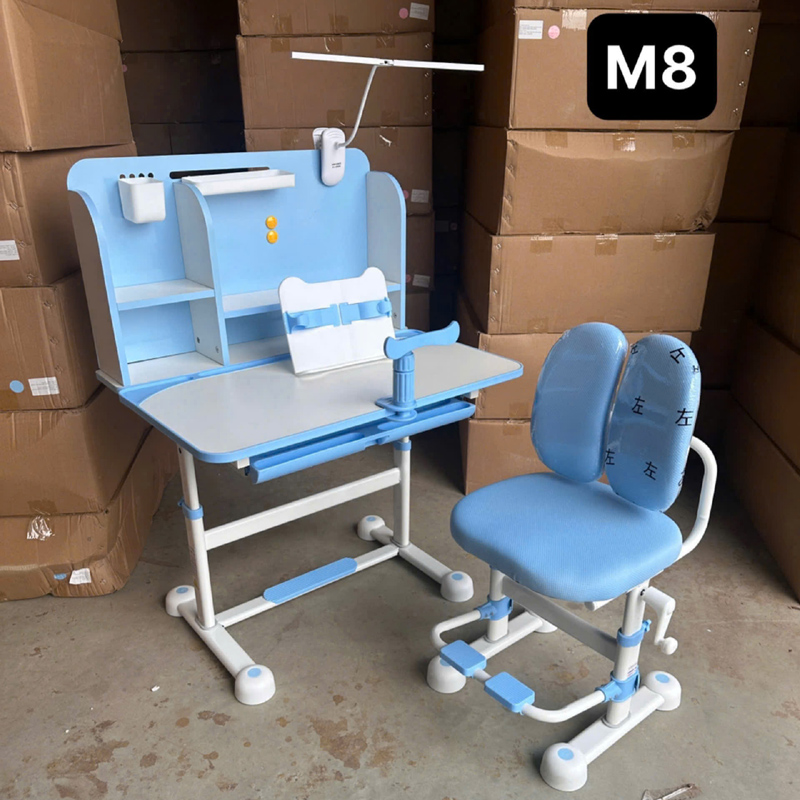 Bộ bàn học sinh M8 KT 80x60cm cho học sinh tiểu học - TH Phổ Thông BH955