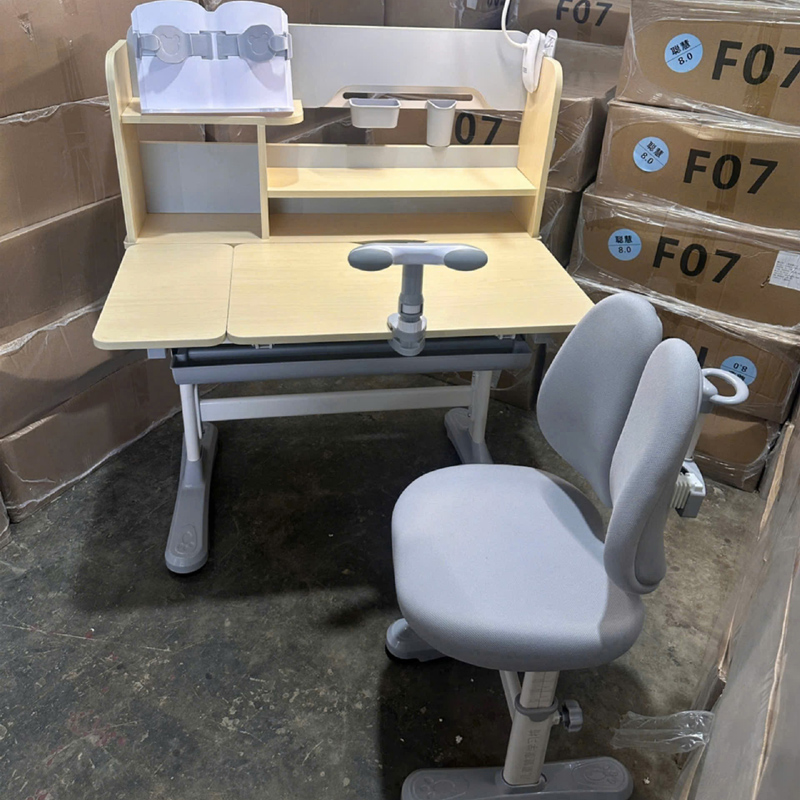 Bộ bàn học tăng giảm chiều cao thông minh F05  kích thước 60*90cm, siêu xinh cho bé BH076