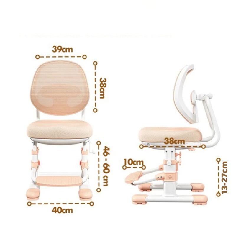 Ghế ngồi học cho bé Y19 điểu chỉnh nâng hạ chiều cao bằng tay quay BH128