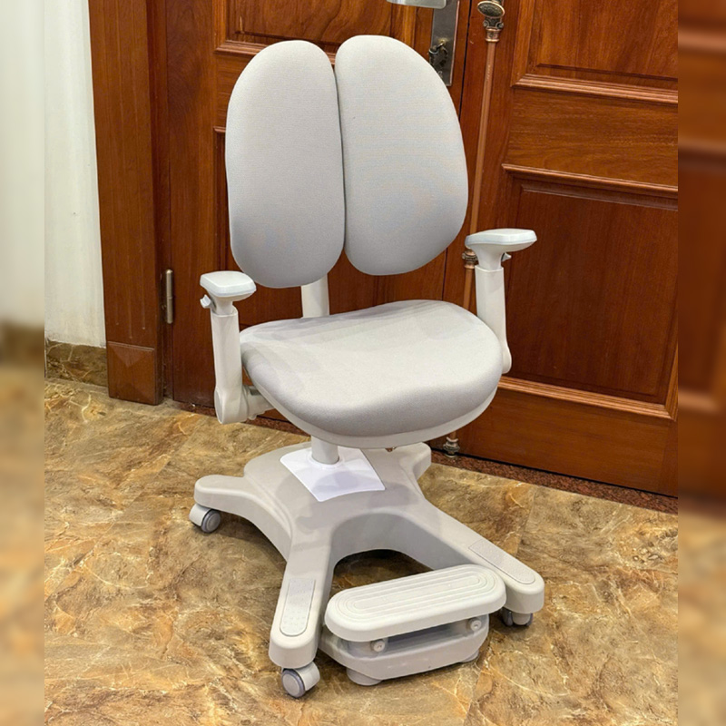 Ghế ngồi học N07 cho học sinh cấp 1, cấp 2, cấp 3 có gác chân, bánh xe di chuyển BH643