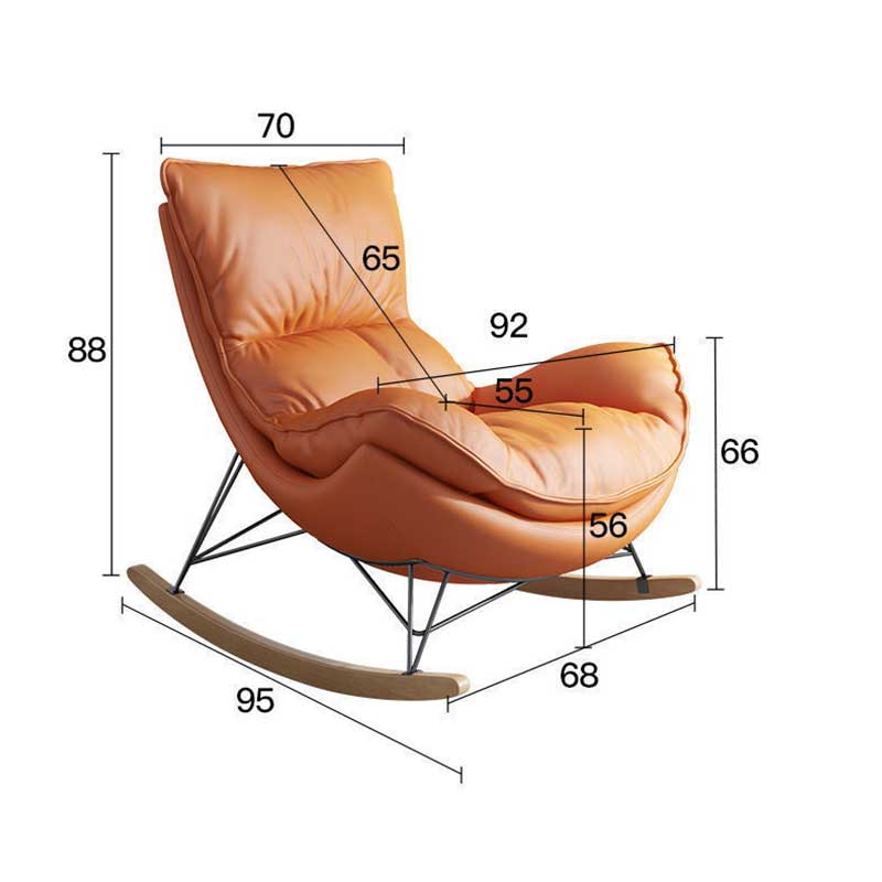 Ghế bập bênh thư giãn cao cấp kèm đôn ghế GG969