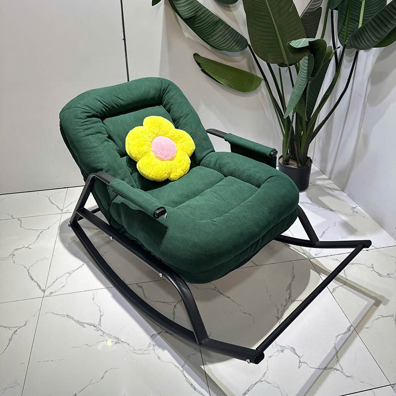 Ghế lười bập bênh bọc vải nỉ nhiều màu cute decor phòng cực xinh GG731