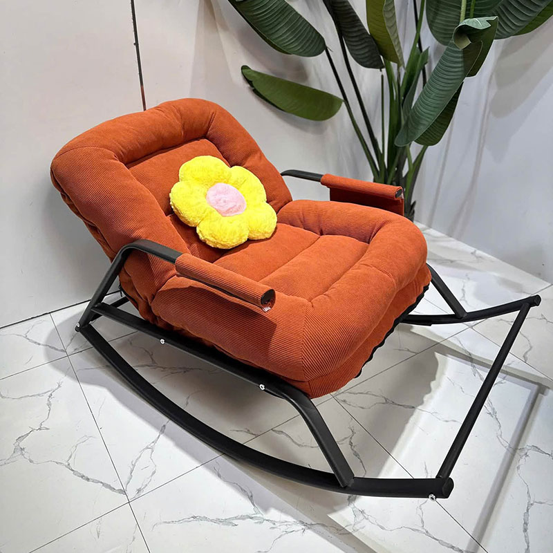 Ghế lười bập bênh bọc vải nỉ nhiều màu cute decor phòng cực xinh GG731