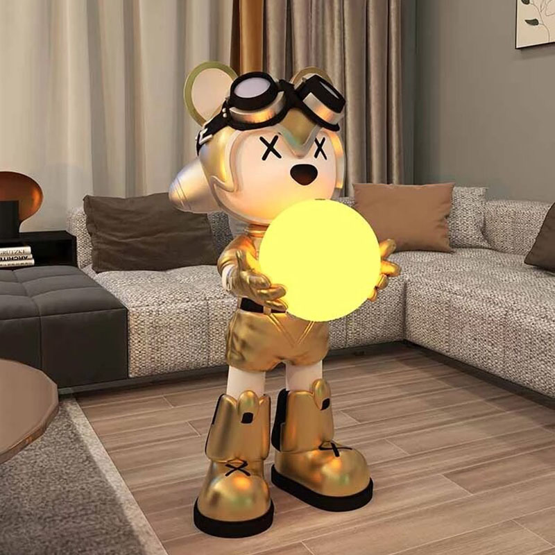 Tượng mô hình trang trí có đèn LED 3 màu TU032