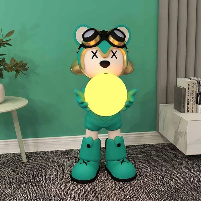 Tượng mô hình trang trí có đèn LED 3 màu TU032