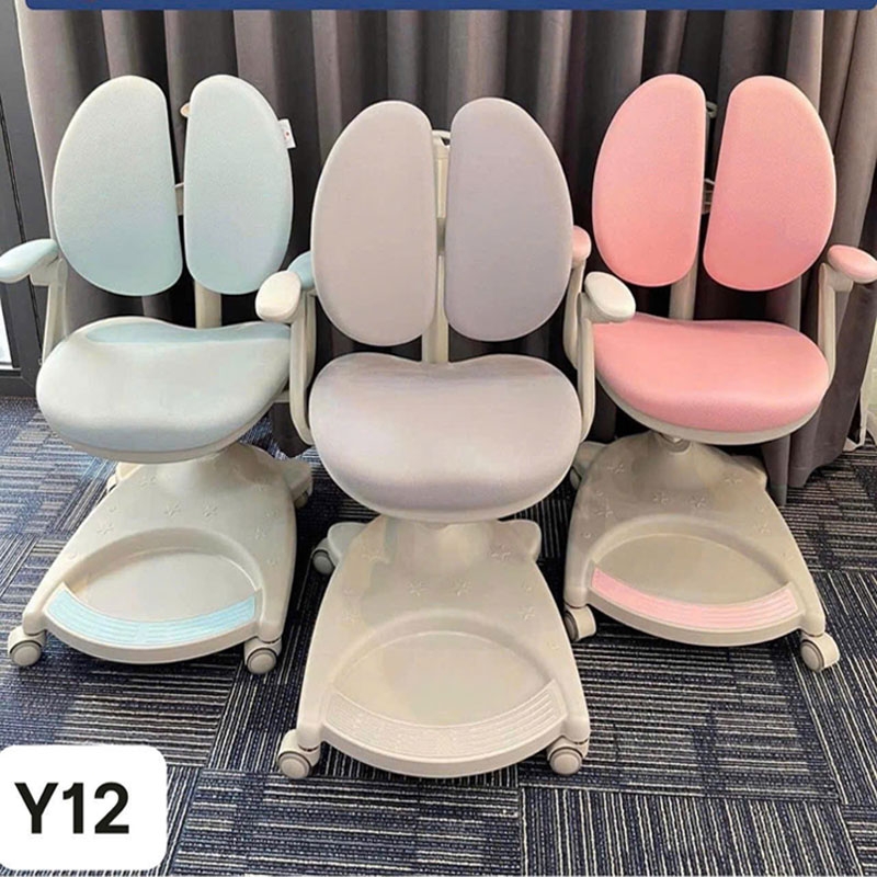 Ghế ngồi học hỗ trợ chống gù Y12 thoải mái cho bé, tặng bọc ghế BH290