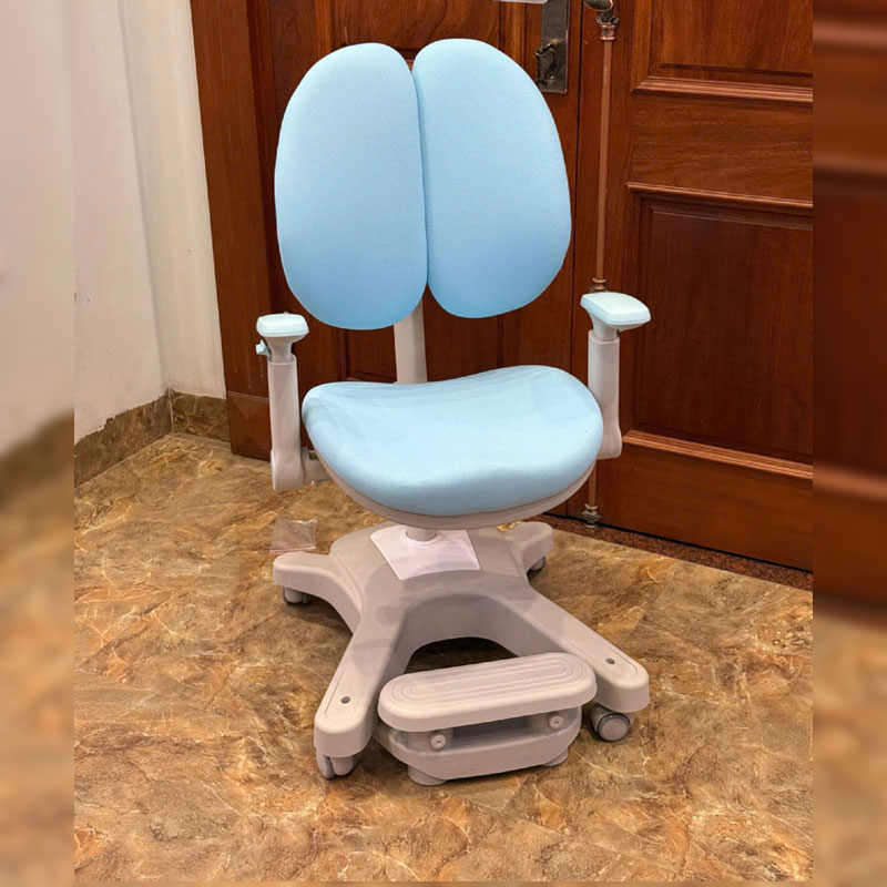 Ghế ngồi học N07 cho học sinh cấp 1, cấp 2, cấp 3 có gác chân, bánh xe di chuyển BH643