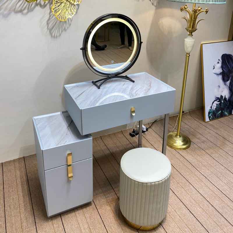 Bàn phấn trang điểm Decor đẹp kết hợp gương để bàn BP532