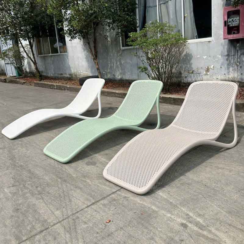 Ghế nằm thư giãn bể bơi ngoài trời thiết kế cong ôm dáng – nằm chill cực thích GT597