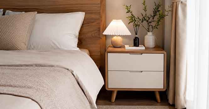 Cách Chọn Tủ Tab Đầu Giường Phù Hợp Với Giường Ngủ