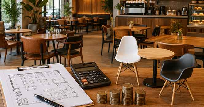 Chi phí đầu tư bàn ghế cafe khoảng bao nhiêu?