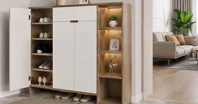 Tủ giày gỗ công nghiệp MDF chống ẩm có bền không?