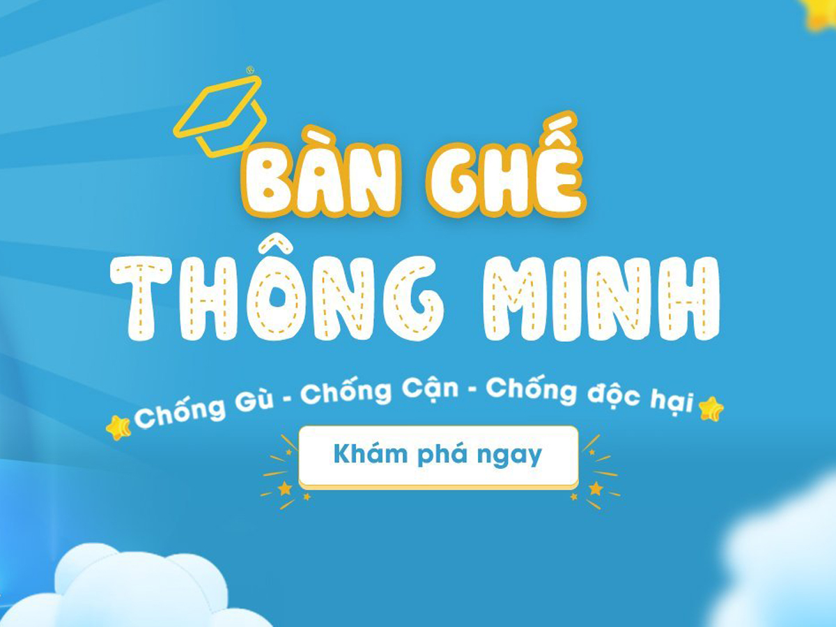 BỘ BÀN GHẾ HỌC THÔNG MINH 360 DECOR – GIẢI PHÁP HỌC TẬP CHUẨN CÔNG THÁI HỌC CHO TRẺ EM HIỆN ĐẠI