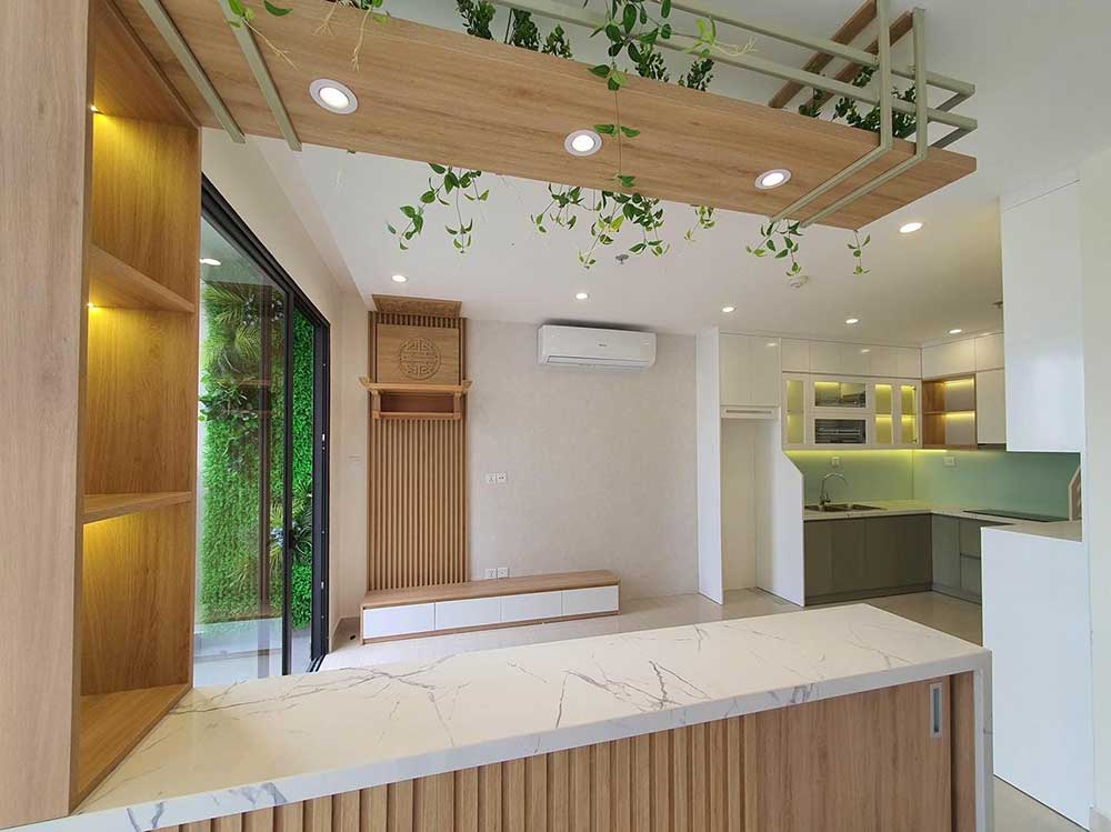 Thiết kế & thi công nội thất căn 2 ngủ chị Hằng chung cư Gamuda