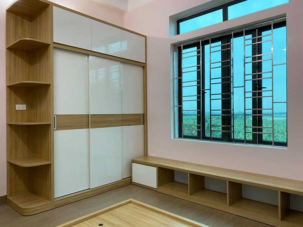 Thiết kế, thi công nội thất chung cư 2 ngủ anh Lâm Hateco Apolo