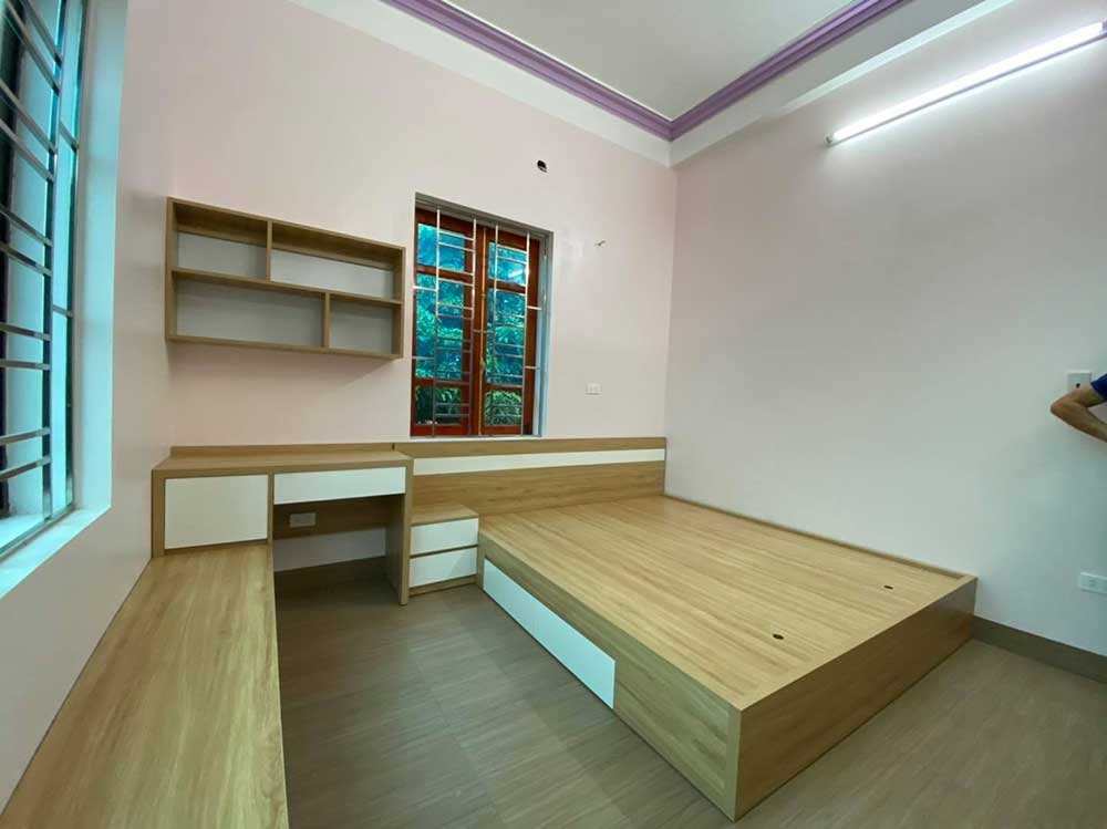 Thiết kế, thi công nội thất chung cư 2 ngủ anh Lâm Hateco Apolo