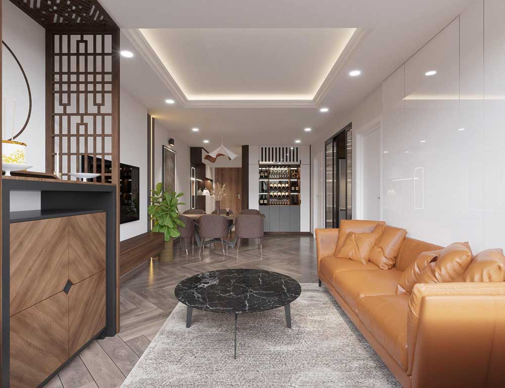 Thiết kế và thi công nội thất căn hộ chung cư New Skylight Hà Đông