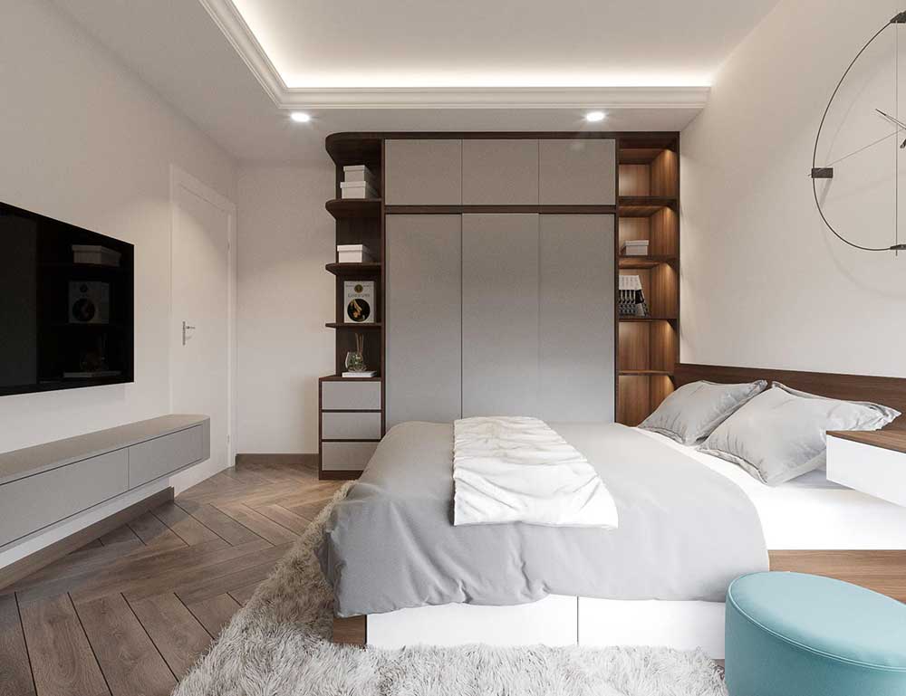 Thiết kế và thi công nội thất căn hộ chung cư New Skylight Hà Đông