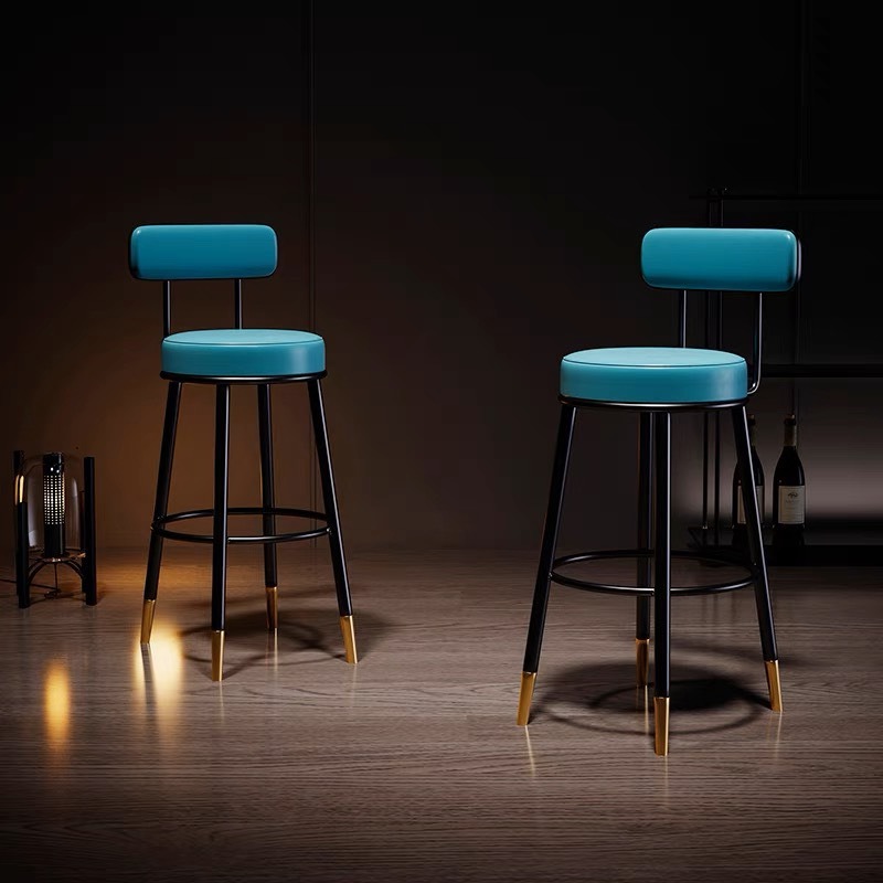 Ghế bar cao có tựa phong cách Retro Bắc Âu GB682