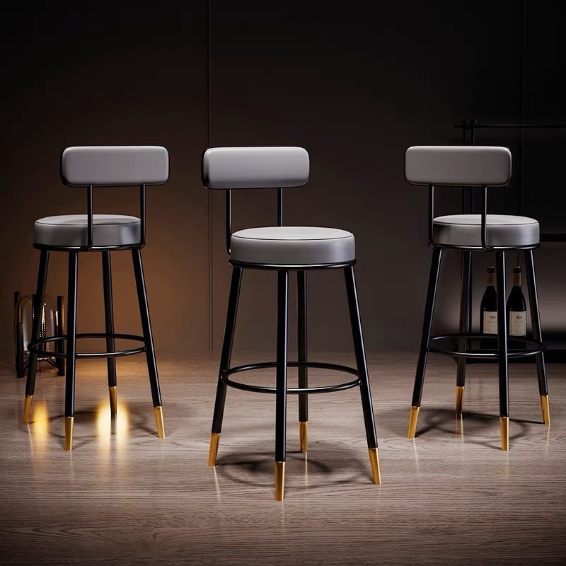 Ghế bar cao có tựa phong cách Retro Bắc Âu GB682