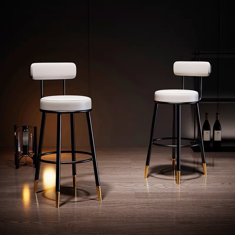 Ghế bar cao có tựa phong cách Retro Bắc Âu GB682