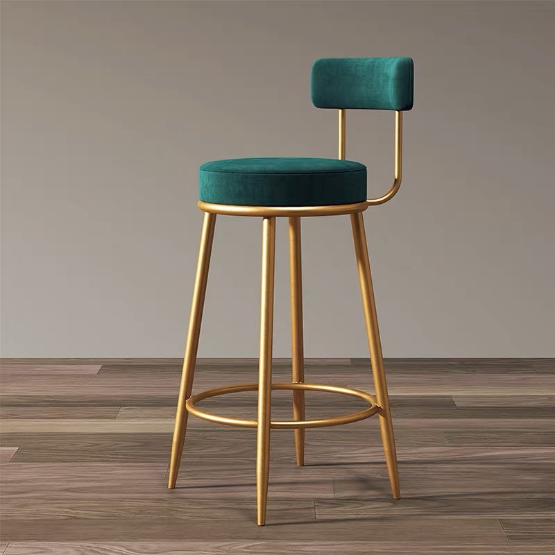 Ghế bar cao có tựa phong cách Retro Bắc Âu GB682