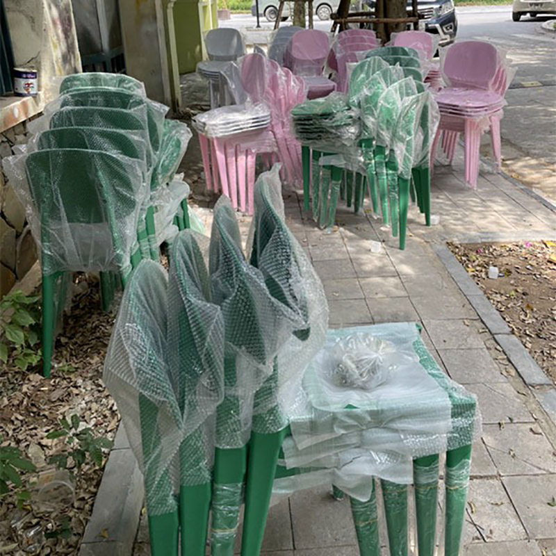 Ghế nhựa đúc Bunny nguyên khối, ghế cafe nhiều màu GC650