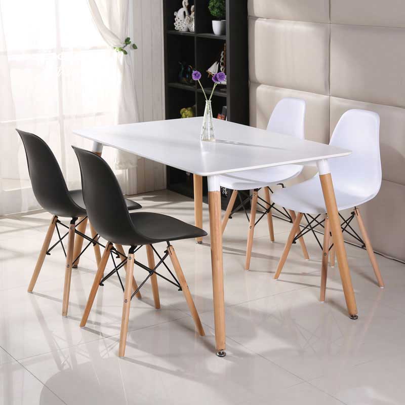 Bàn Eames hình chữ nhật 1m2 x 0,8m GC668