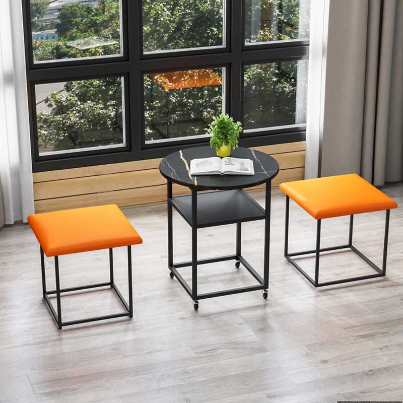 Bộ bàn ghế lập phương gấp gọn thông minh 5 trong 1 GC522 l