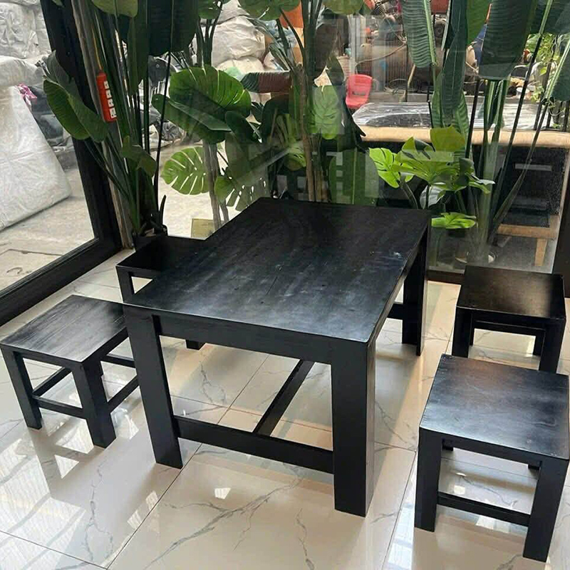  Bộ bàn ghế quán ăn, quán bún đậu, quán cafe - trà chanh BS724