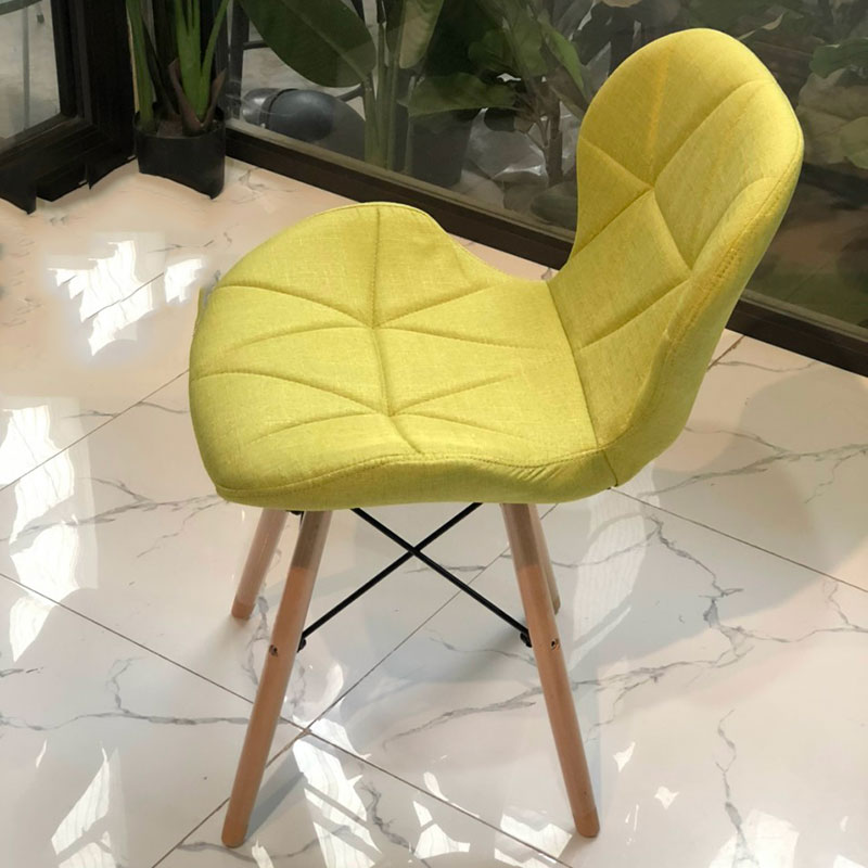 Ghế cánh bướm lưng trám bọc nỉ chân đan GB237