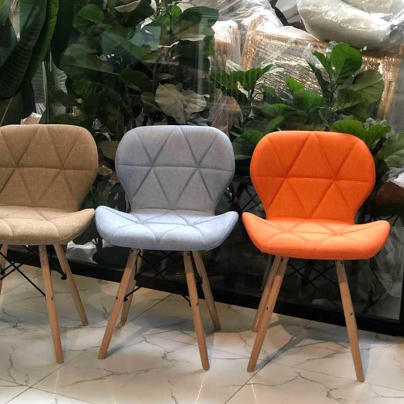 Ghế cánh bướm lưng trám bọc nỉ chân đan GB237