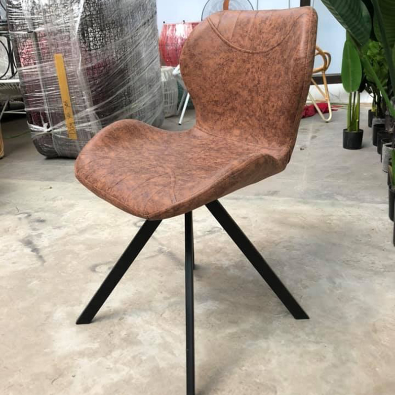 Ghế da nhập khẩu cao cấp chân sắt tua GC260