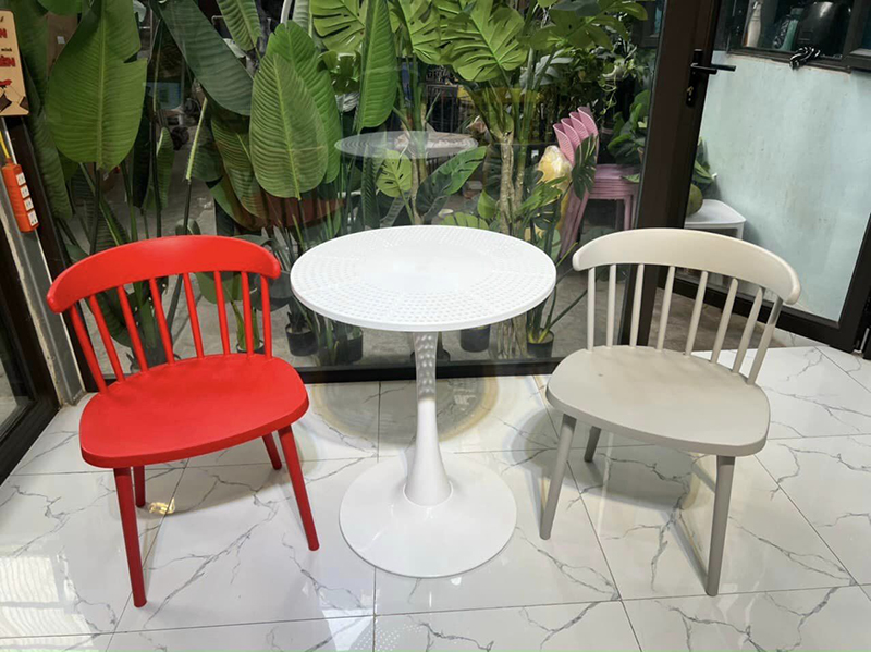 Ghế song tiện phiên bản nhựa đúc cao cấp GC209