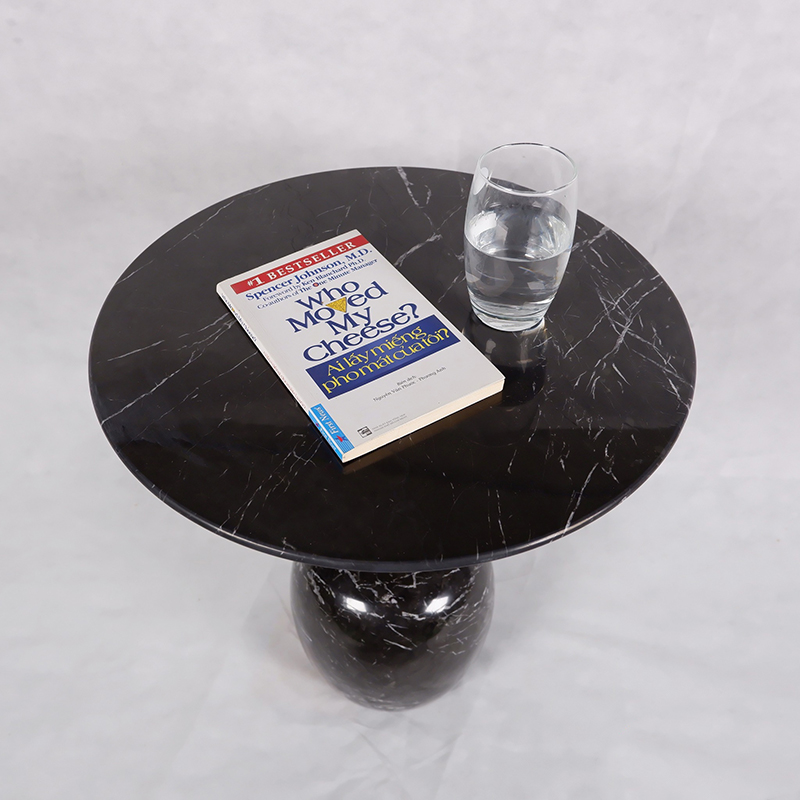 Bàn Side Tabble đá tự nhiên nguyên khối màu sắc đẹp BC200