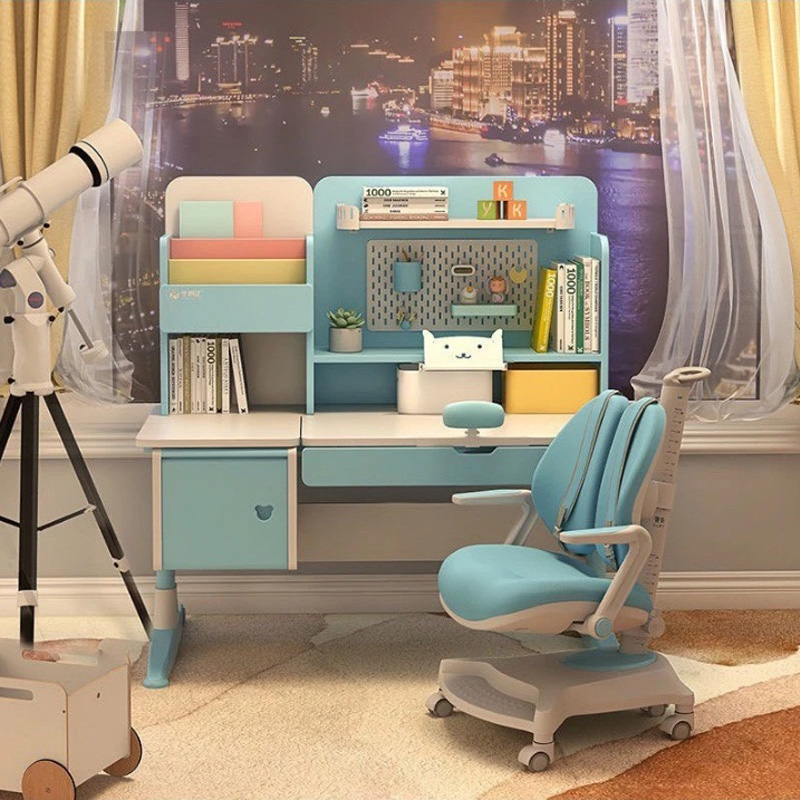 Bàn học thông minh chống gù cho bé S11 size lớn 120x60 cm thiết kế hiện đại BH573