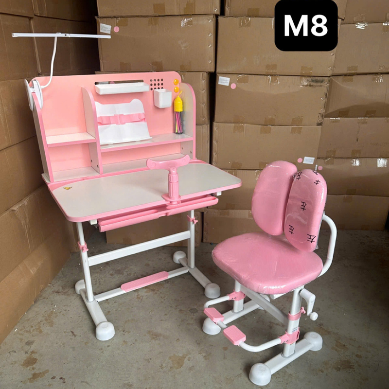 Bộ bàn học sinh M8 KT 80x60cm cho học sinh tiểu học - TH Phổ Thông BH955