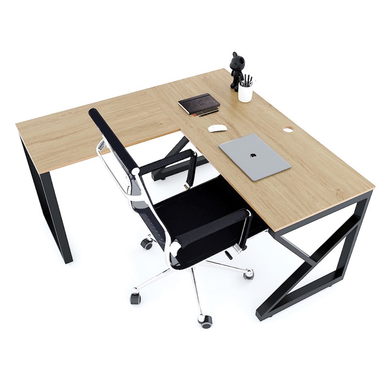 Bàn làm việc tại nhà thiết kế chữ L BV860