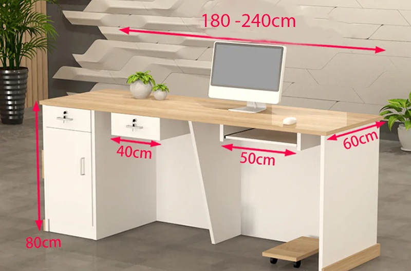 Bàn quầy tiếp tân giá cả phải chăng, màu sắc đa dạng BQ607