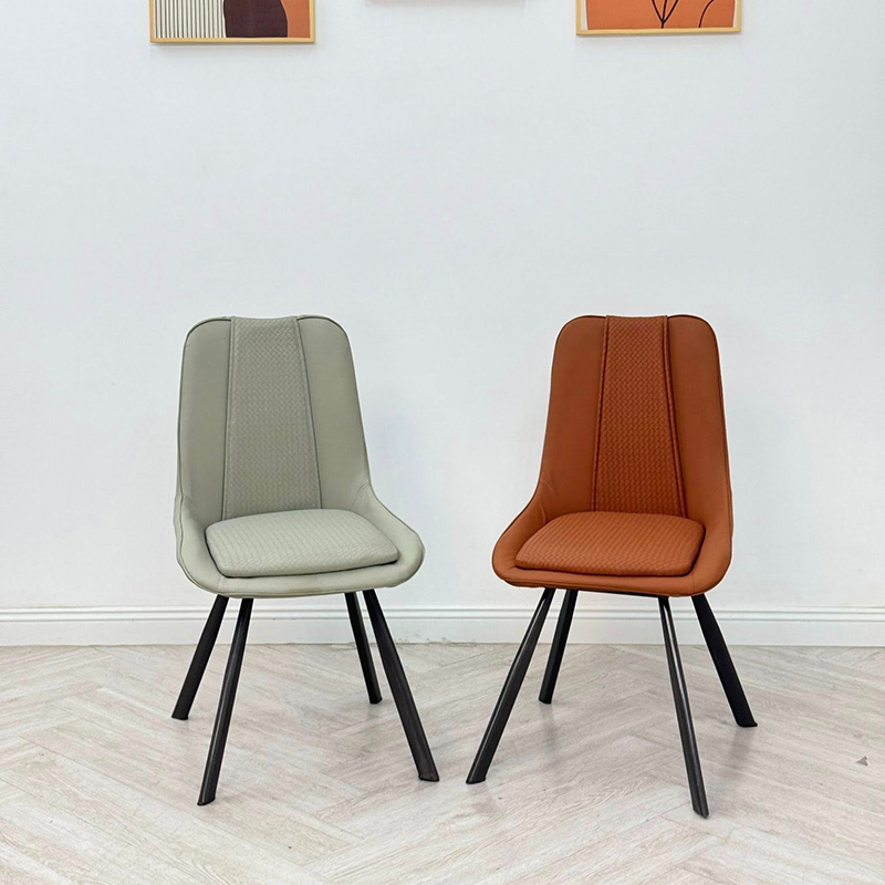 Bộ bàn ăn khung INOX mạ vàng PVD mặt đá 6 ghế BO921