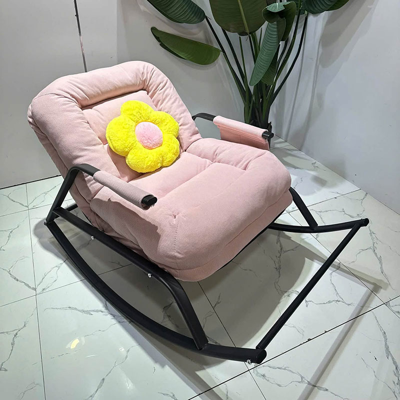 Ghế lười bập bênh bọc vải nỉ nhiều màu cute decor phòng cực xinh GG731