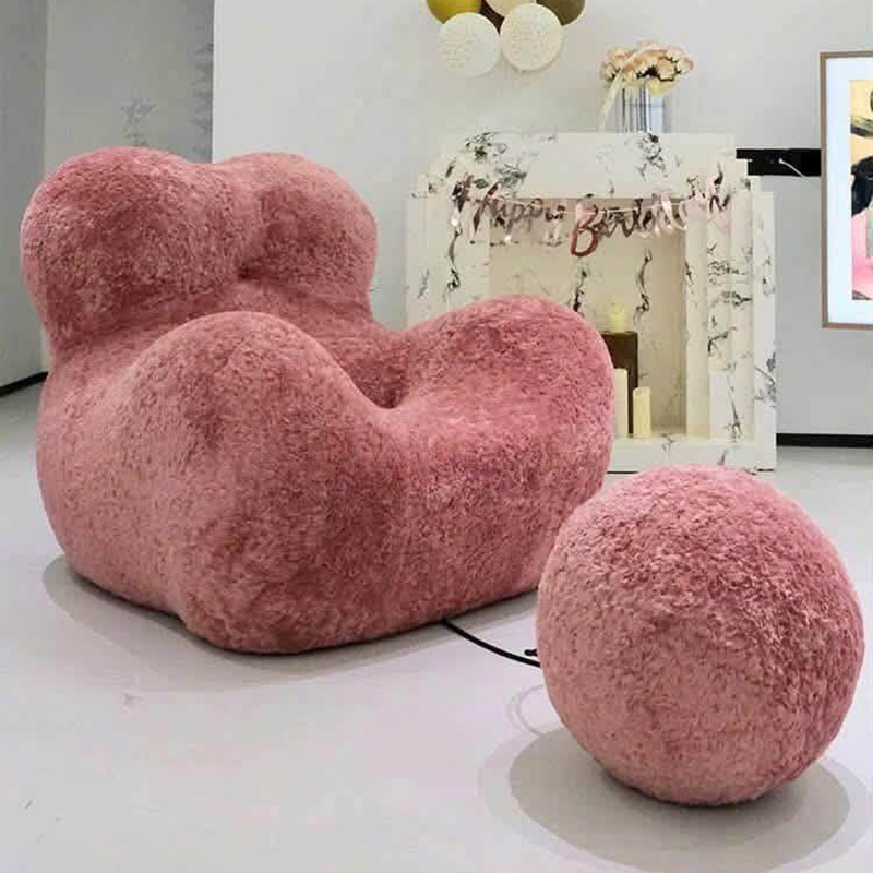 Ghế thư giãn Big Mama kèm đôn cho phòng khách, phòng ngủ hoặc góc làm việc GG508