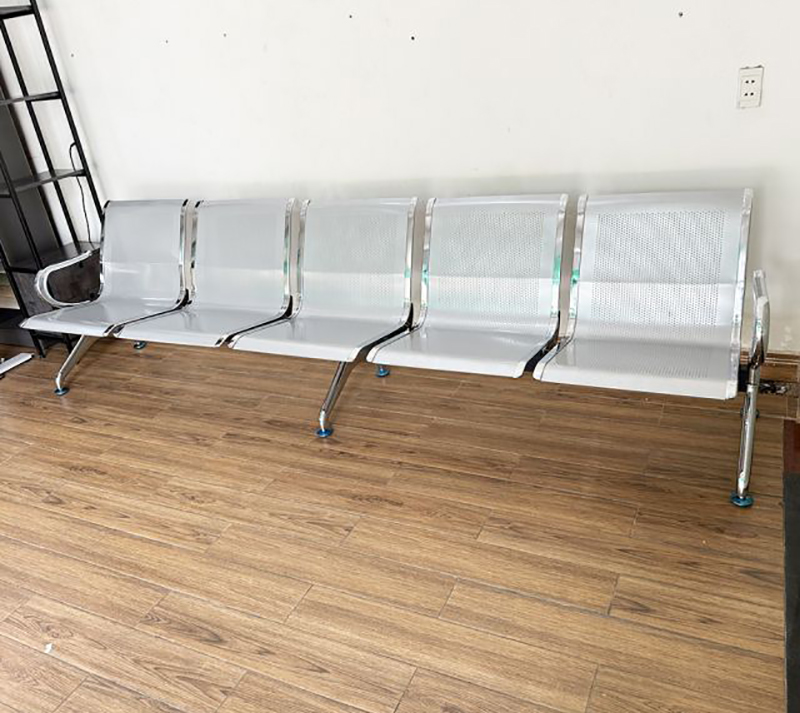 Ghế băng chờ công cộng 5 chỗ ngồi sắt xi GV554